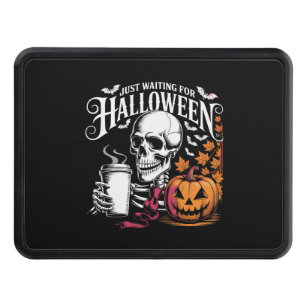 Just Waiting For Halloween Trailer Hitch Cover