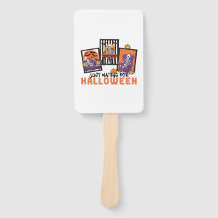 Just Waiting Halloween Fall Vibes Hand Fan