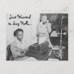 Just Wanted to Say Hello Postcard
