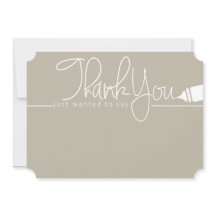 Just Wanted to Say Thank You