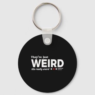 Just Weird Kamala Voting Kamala Harris 2024 Keychain