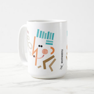Just Whistle Illustration Abstract Modern Art Mug