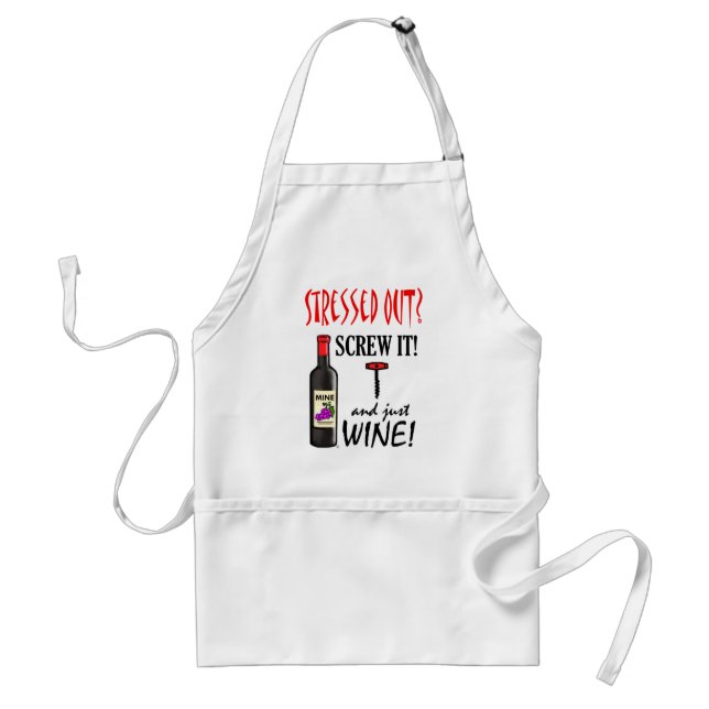Just Wine Standard Apron (Front)