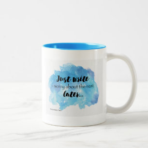 Just Write Mug Design