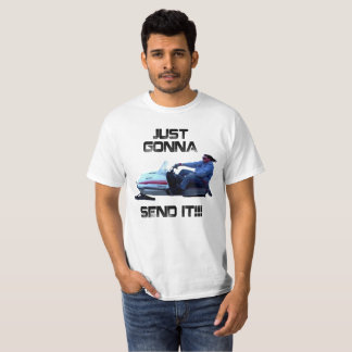 Juste allant lui envoyer Larry drôle le T-shirt