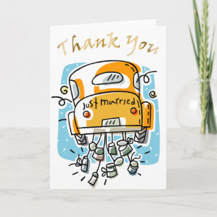 Juste carte de remerciements marié (2B)
