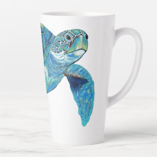 Juste Chillin Turtle Latte Mug