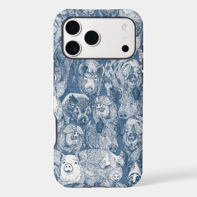 juste des cochons cobalt denim (Verso)