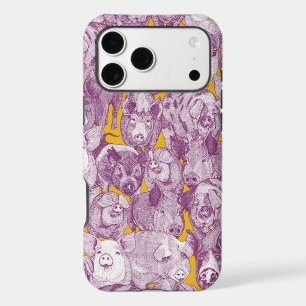 juste des cochons violet jaune