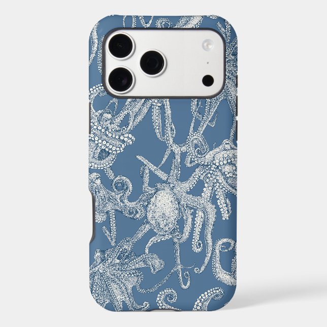 juste des octopuses denim cobalt (Verso)