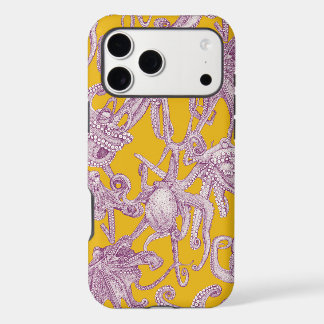 juste des pieuvres violet jaune