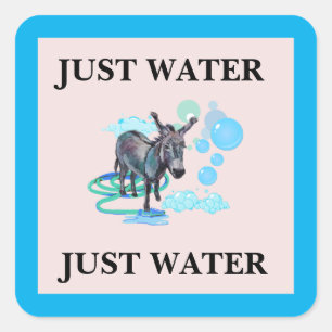 JUSTE ÉTIQUETTE D'EAU
