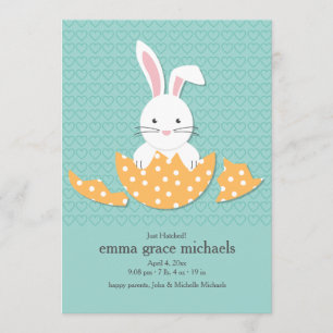 Juste faire-part de naissance haché