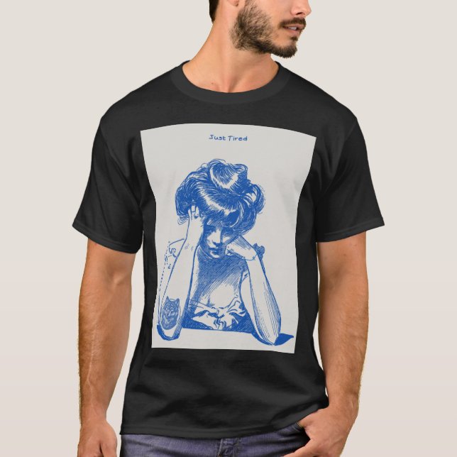 Juste Fatigué W, W T-shirt (Devant)