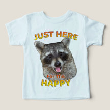 Juste ici pour le T-shirt Happy Raccoon Toddler