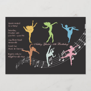 Juste invitation de danse