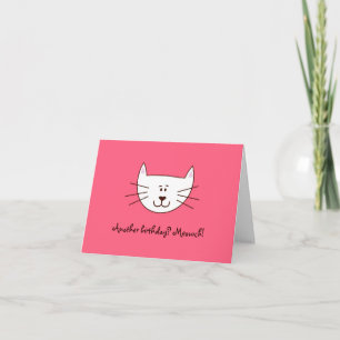 Juste "Kittying" carte de voeux