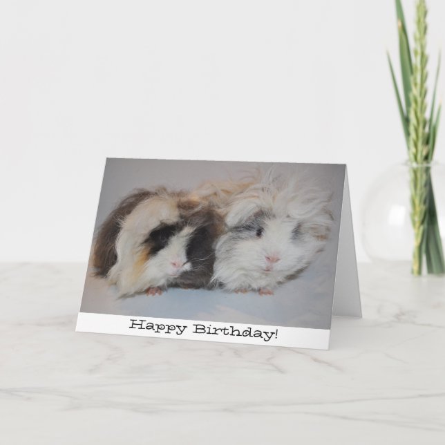 Juste la carte d'anniversaire de nous deux (Devant)