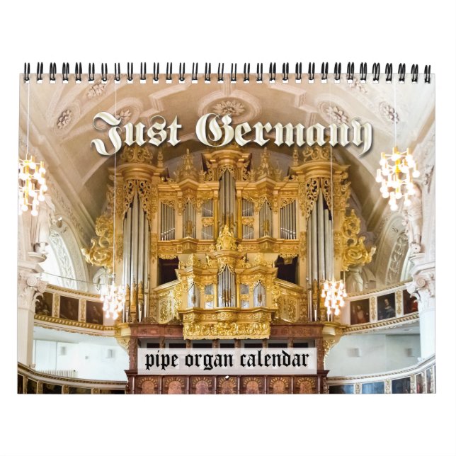 Juste l'Allemagne - calendrier d'organe de tuyau (Protection)