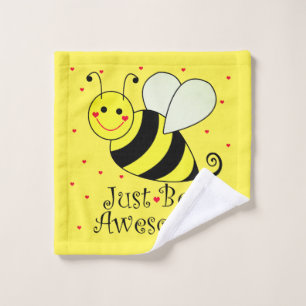 Juste le jaune mignon impressionnant d'abeille