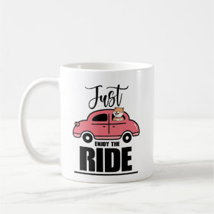 Juste le long pour le ride Chien Mug - Amoureux de