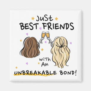 "Juste les meilleurs amis" Magnet cadeau
