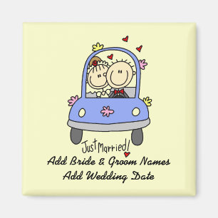 Juste Marié Magnet personnalisable