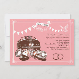 Juste Marié Post Mariage Brunch Invitations
