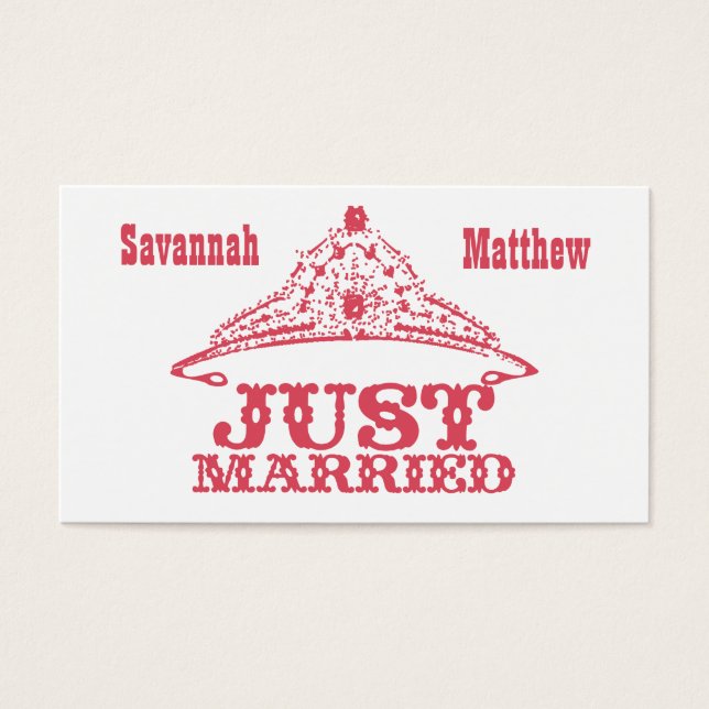 Juste marié Princesse mariée Tiara Mariages (Devant)