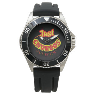Juste montre de logo de Churros