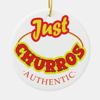 Juste ornement de logo de Churros