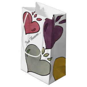 Juste Parce Que Sacs Cadeaux Coeur