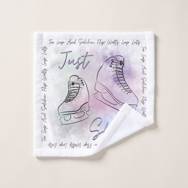 Juste Patiner Serviette Lame (Gant de toilette)