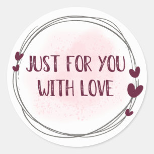 Juste Pour Vous Avec Sticker Amour