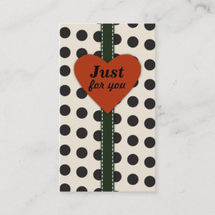 Juste pour vous Cartes de visite