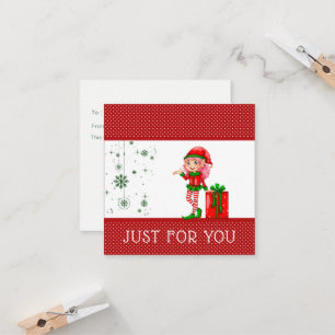 Juste pour vous certificat de chèque-cadeau de