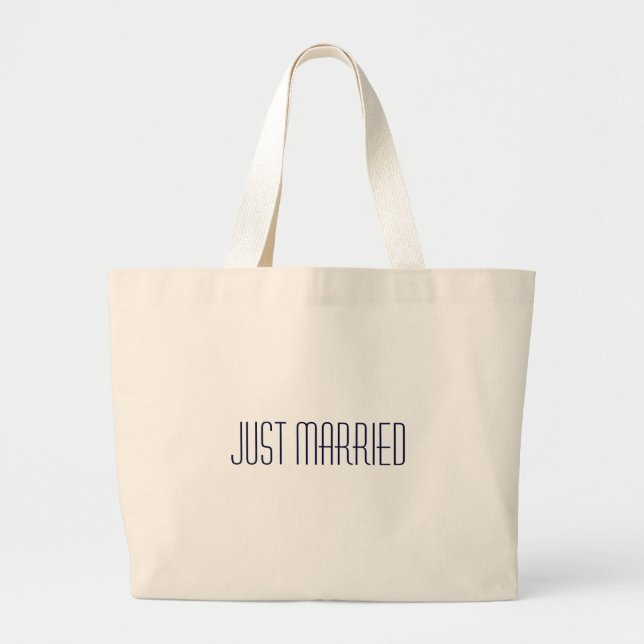Juste sac marié de plage - lune de miel prête ! (Devant)