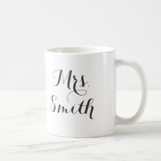Juste tasse de café mariée de Mme Smith Couple