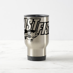 Juste tasse de voyage de poissons