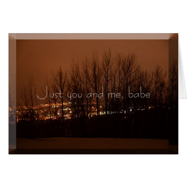 Juste toi et moi (Devant horizontal)