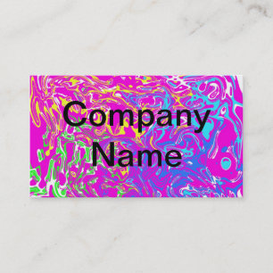 Juste un carte de visite fou de conception