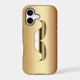 Juste un cas de l'iPhone 5 de moustache d'or