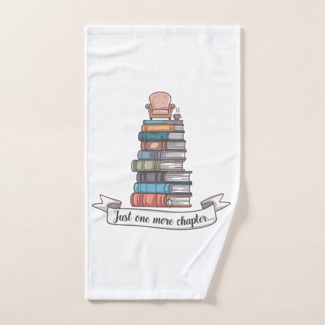 Juste un chapitre de plus - Conception de livre co (Serviette à main)
