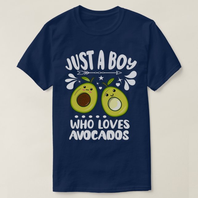 Juste un garçon qui aime Avocados Classic TShirt (Design devant)