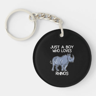 Juste Un Garçon Qui Aime Rhinos Lover Cadeau Rhino