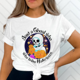 Juste un Ghoul qui aime le T-shirt gris Halloween