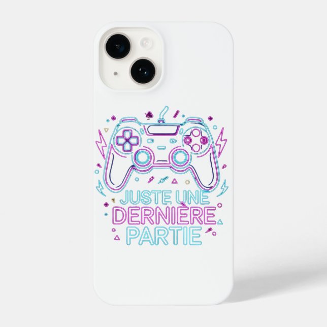 Juste Une Dernière Partie Gamer Phone Case - Retro (Back)