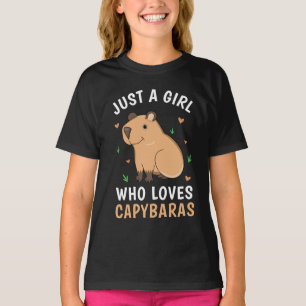 Juste Une Fille Qui Aime Capybaras T-shirt Enfants