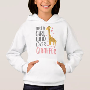Juste une fille qui aime Giraffes fille cadeau
