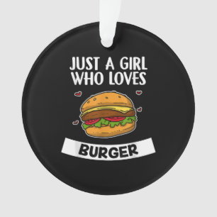 Juste Une Fille Qui Aime Le Burger Au Fromage Cute